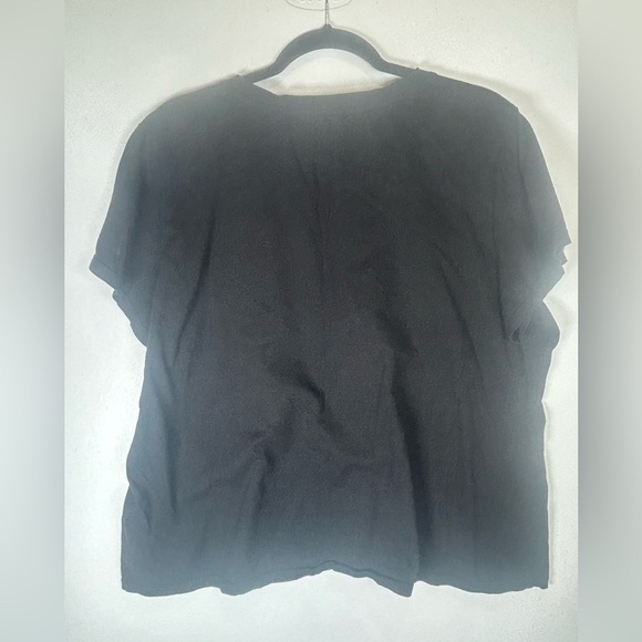 Calvin Klein Performance Black  V-Neck Cotton Tee. Size 2X - Picture 3 of 8